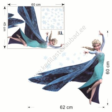 Seina kleeps "Elsa ja lumehelbed"