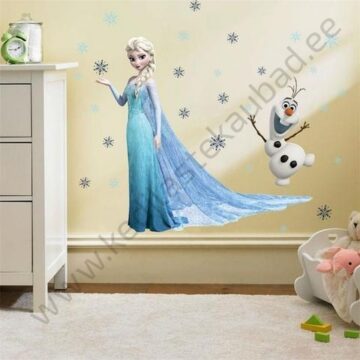 Seinakleebis "Elsa & Olaf"