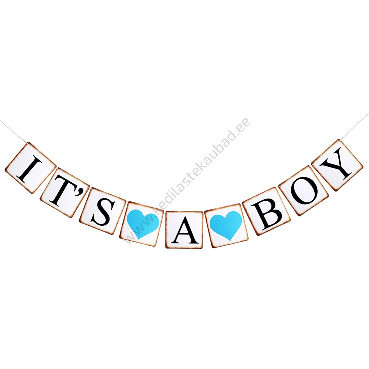 Riputatav kaunistusriba “It’s a boy”