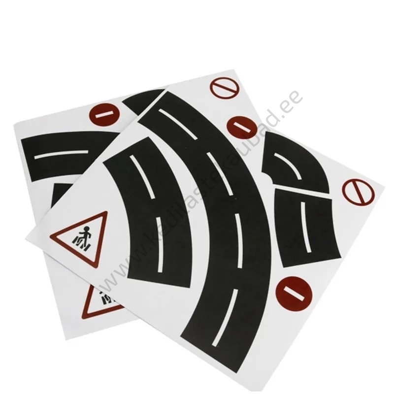 Teiptee sõidukitele “Kurvid ja liiklusmärgid”