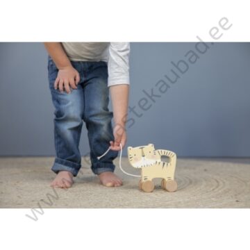 4451 Little Dutch wooden pull along animal - BEWERKT 2