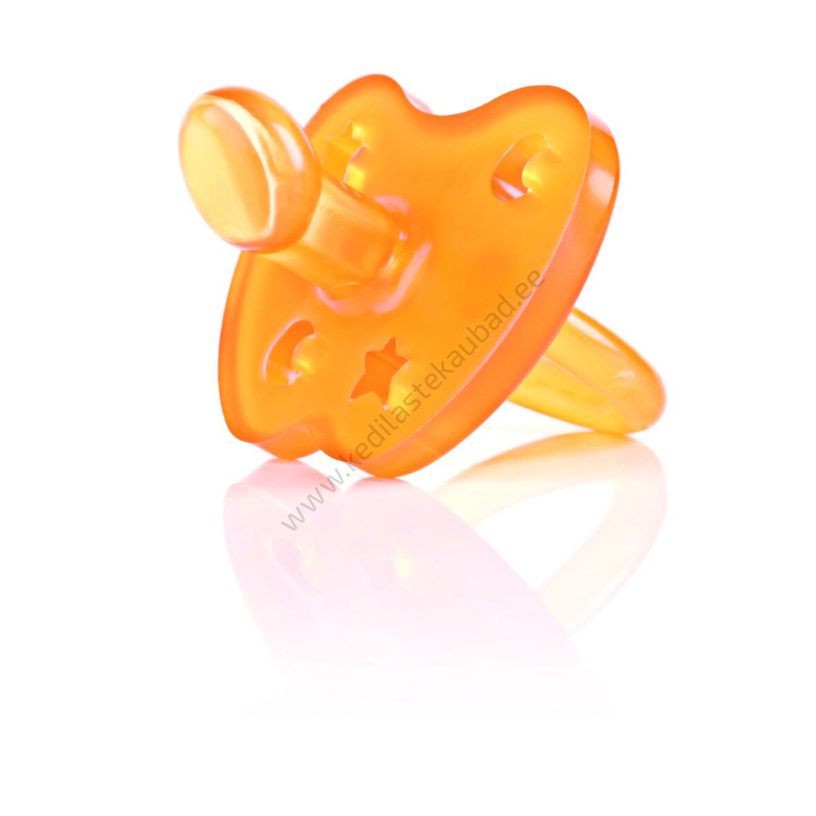 Hevea ortodontiline lutt Star and moon looduslikust kummist, 0-3 kuud