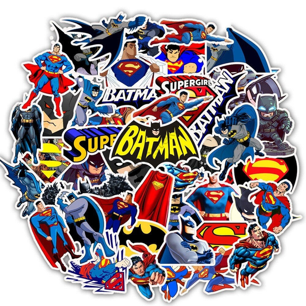 Kleepsud “Batman & Superman” – 50 tk pakis