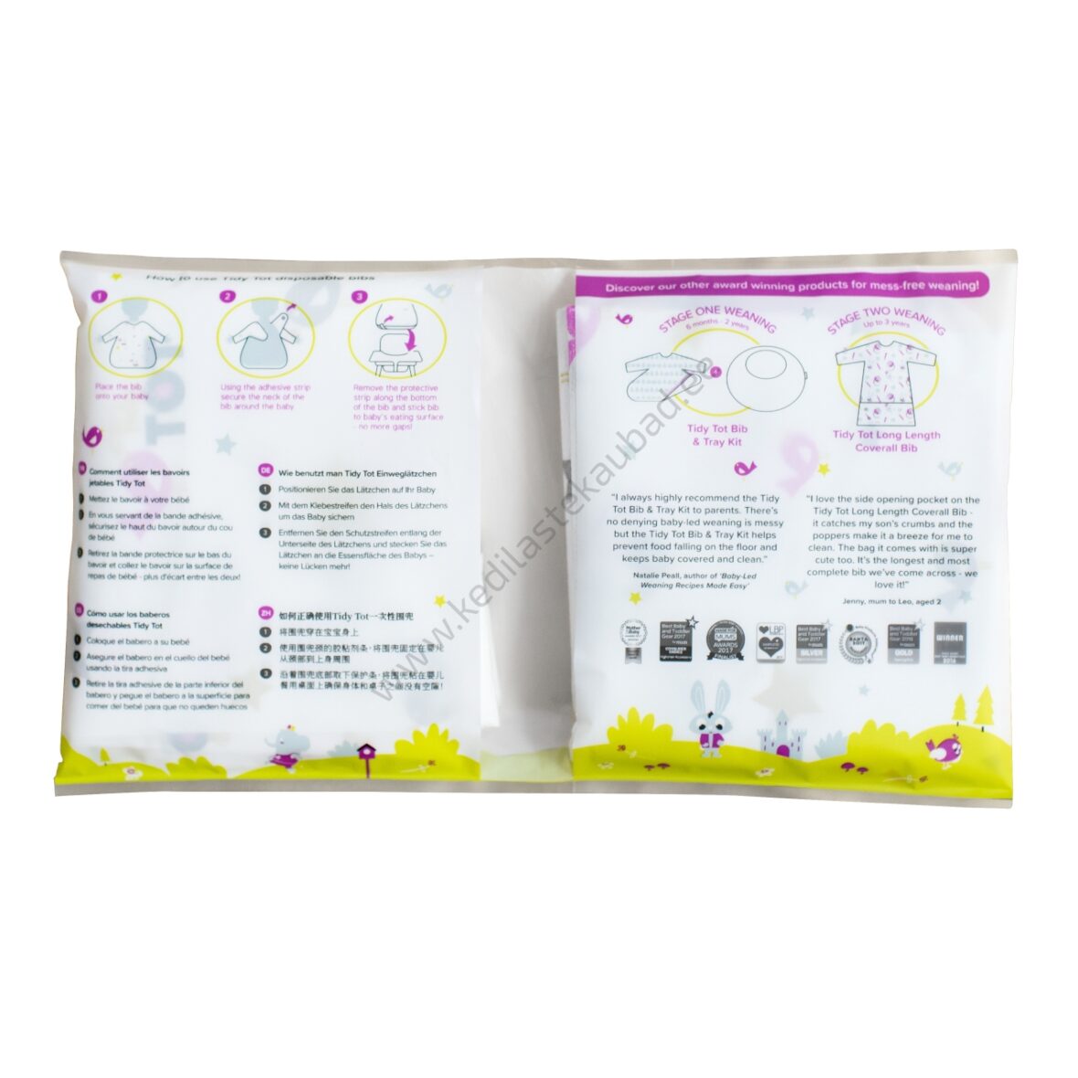 tidy tot ühekordsed liimiribaga pudipõlled põlled (11)