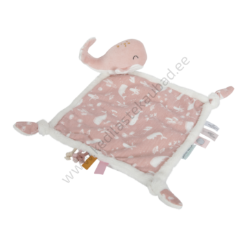 LD4809 Little Dutch pehme kaisulapp vaalakesega Ocean Pink-1
