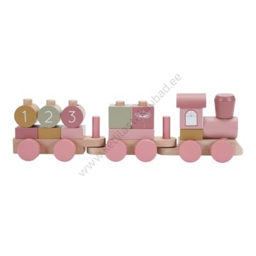 LD7035-Stacking-Train-Pink-Product-2 little dutch mängurong puidust rong