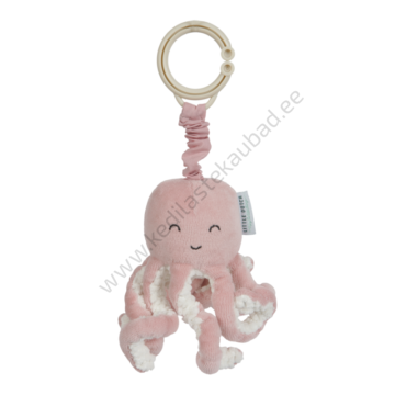 LD4818 Little Dutch pehme tõmba-ja-värista kaheksajalg Ocean Pink-1