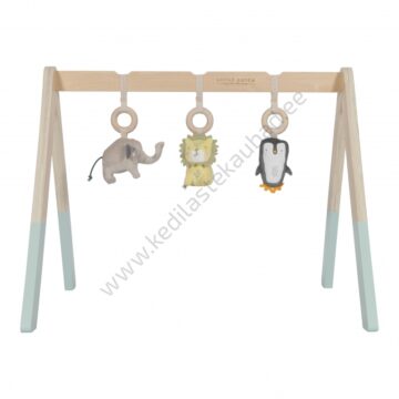 LD4442 Puidust mängukaar rippuvate leludega Mint-1