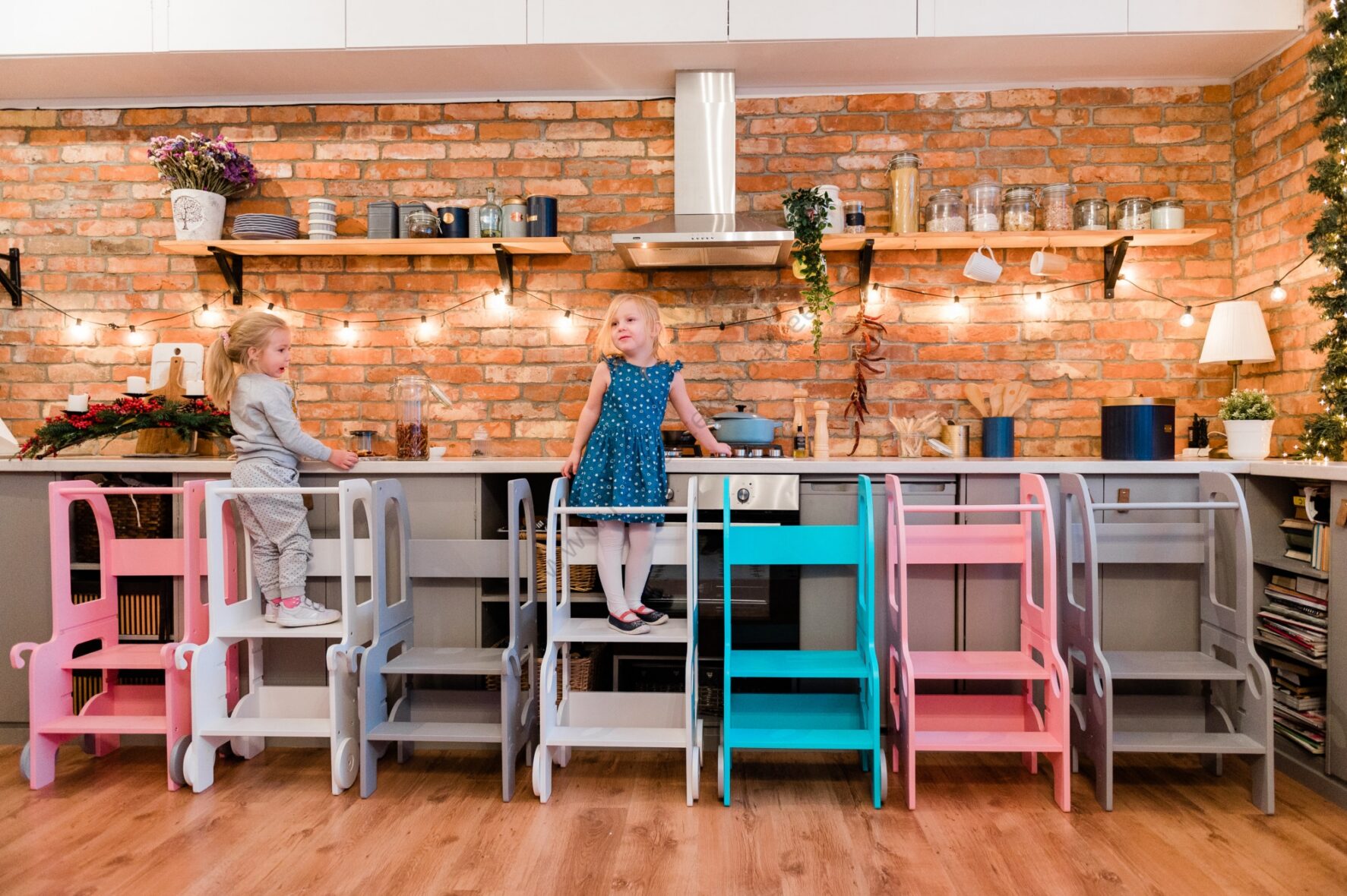 Laste köögitorn-pukk reguleeritava kõrgusega-23