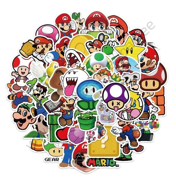 Kleepsud “Super Mario” – 30 tk pakis