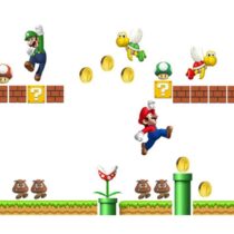 Seinakleebis “Super Mario ja Luigi”
