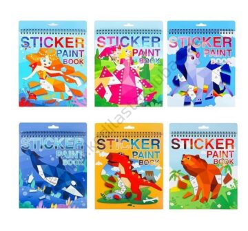 sticker paint book