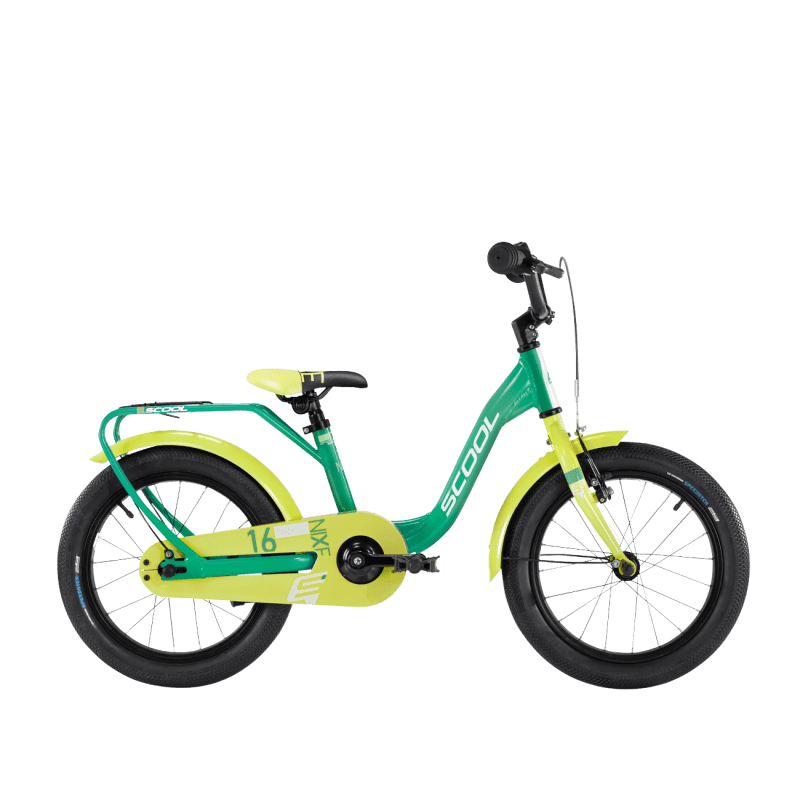 Laste jalgratas S´COOL niXe, 16″ roheline