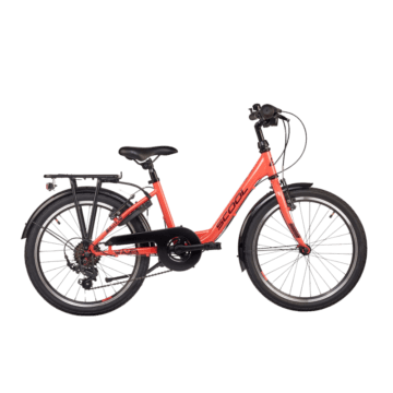 Laste jalgratas S'COOL chiX, 20" Coral/Dark Red