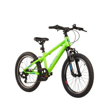 Laste jalgratas S'COOL Xroc, 20" Neon Green/Ocean