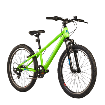 Laste jalgratas S'COOL Xroc, 24" Neon Green/Ocean