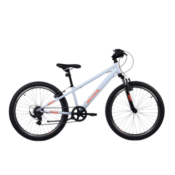 Laste jalgratas S'COOL Xroc, 24" Sky Grey/Neon Orange