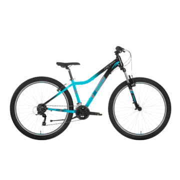 Noorte jalgratas TABOU Venom 1.0 W, 27,5" must-türkiis, 14+ a