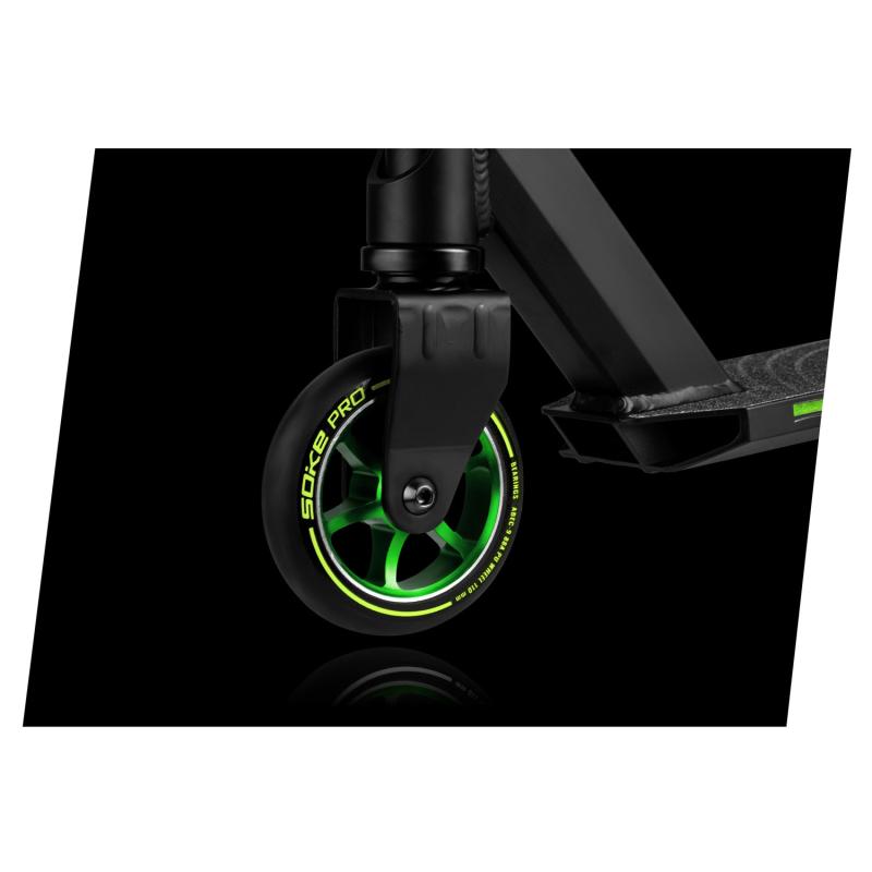 Trikitõukeratas SOKE PRO, must-kollane-neon