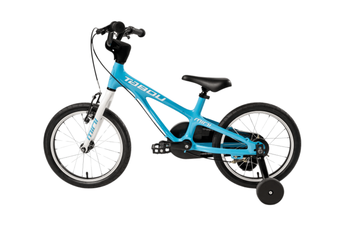 Ülikerge laste jalgratas TABOU Rocket Lite MG, 16″ sinine-valge
