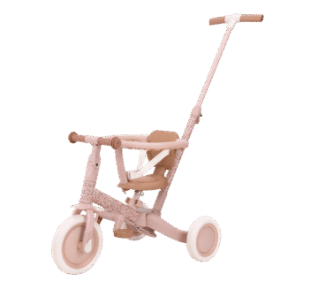 Велосипед Little Dutch 4-в-1 с родительской ручкой «Fairy Floral»