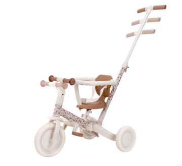 Велосипед Little Dutch 4-в-1 с родительской ручкой «Sunny Flower»