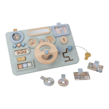 Игровой руль Little Dutch с развивающим центром из дерева FSC