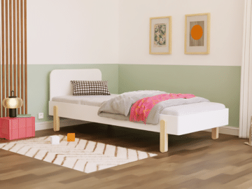 Benlemi disainvoodi Nova ristkülikukujulise peatsiga 90 × 200 cm – pilt 2