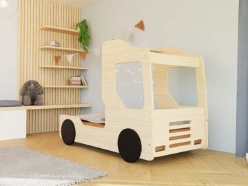 Benlemi autovoodi veoauto Trucky 80 × 160 cm – pilt 2
