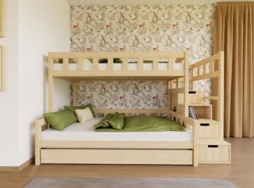 Benlemi narivoodi Plotty hoiutrepiga, alumine voodi 120 × 200 cm – pilt 2