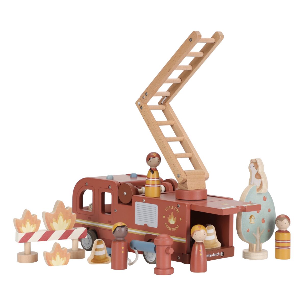 Little Dutch tuletõrjeauto komplekt FSC