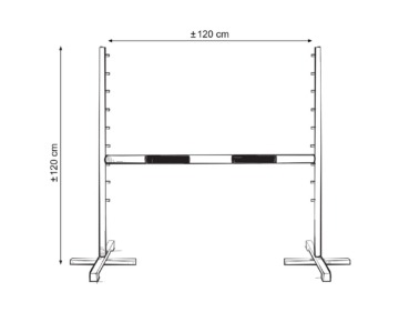 Kepphobuse takistus 120 cm