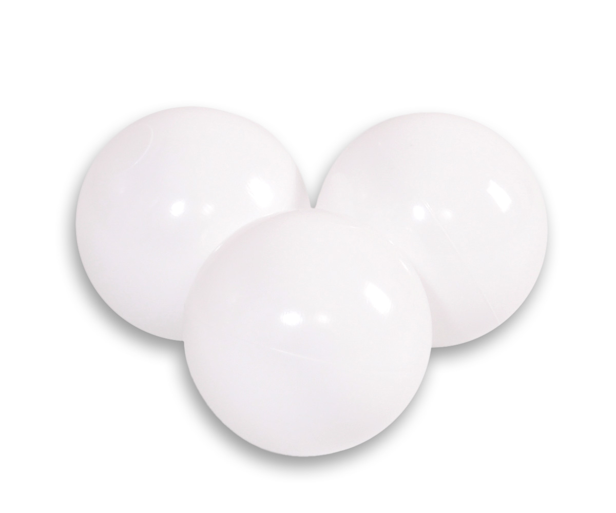 Plastpallid pallimerre, 50 tk – valge