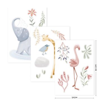 Наклейки на стену Little Dutch «Blooming Safari»