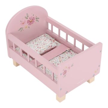 Кукольная кроватка Little Dutch с текстилем из дерева FSC